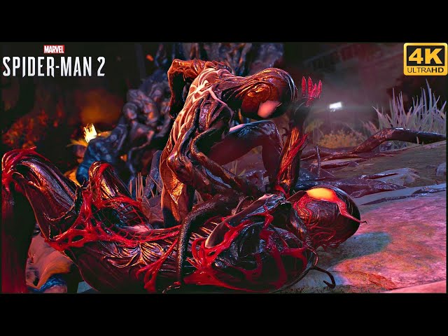 Absolute Carnage Miles vs Symbiote Peter - Marvel's Spider-Man 2 (4K 60FPS)