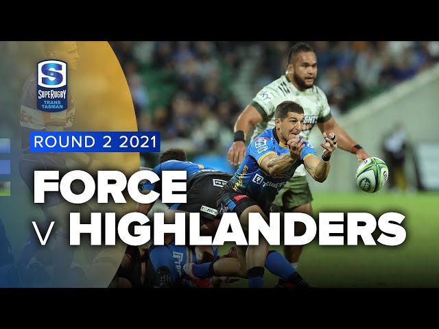 Super Rugby Trans Tasman | Force v Highlanders - Rd 2 Highlights