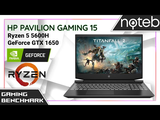 HP Pavilion Gaming 15-ec2 - Titanfall 2 Gameplay Benchmark (Ryzen 5 5600H, GTX 1650)