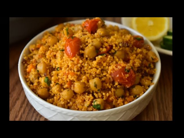 Couscous Chickpea Recipe | Easy Breakfast Or Lunch Or Dinner Recipe