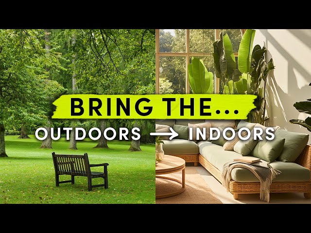 Bringing The Outdoors, Indoors, With Biophilic Design | A Style is Born w/ @KazRowe