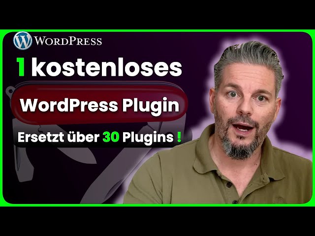 Unglaublich! Dieses WordPress Plugin ersetzt 30+ Plugins!