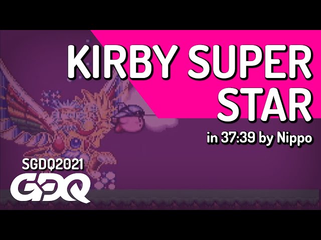 Kirby Super Star by Nippo in 37:39 - Summer Games Done Quick 2021 Online