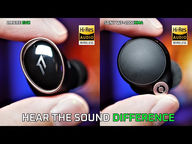 1More EVO vs Sony WF-1000XM4 - Hear the Sound Quality Difference! 🎧🔥