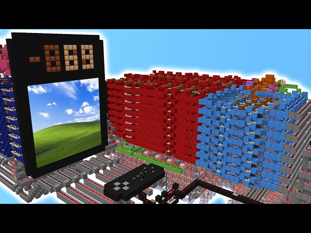 I Made a Working Computer with just Redstone!