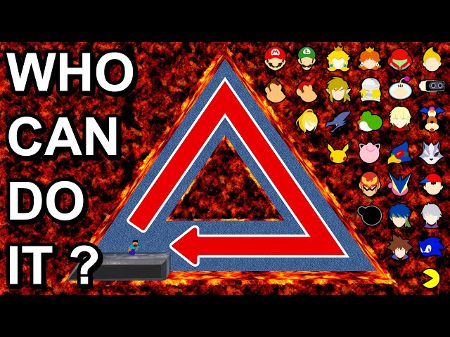 Who Can Make It? Lava Triangle Tunnel  - Super Smash Bros. Ultimate