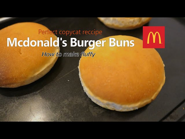 Copycat recipe : Mcdonald's Burger Buns -How to make fluffy -【再現レシピ】マクドナルド ふわふわハンバーガーバンズ