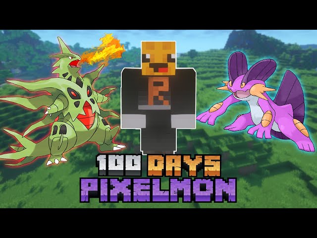 I Survived 100 Days in Minecraft Pixelmon