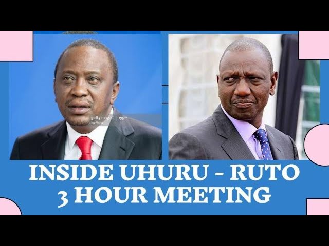 The 3 Hour  UHURU  RUTO MEETING at statehouse that made BBI Signature Launch Postponed