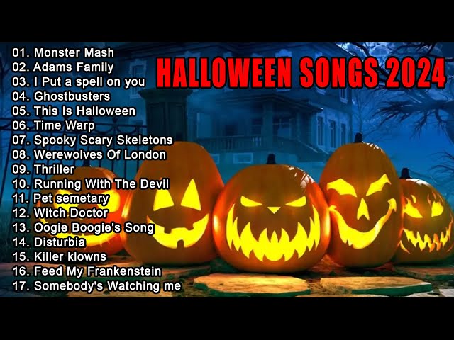 Halloween Songs Playlist 2024 🎃 Best Halloween Music Playlist