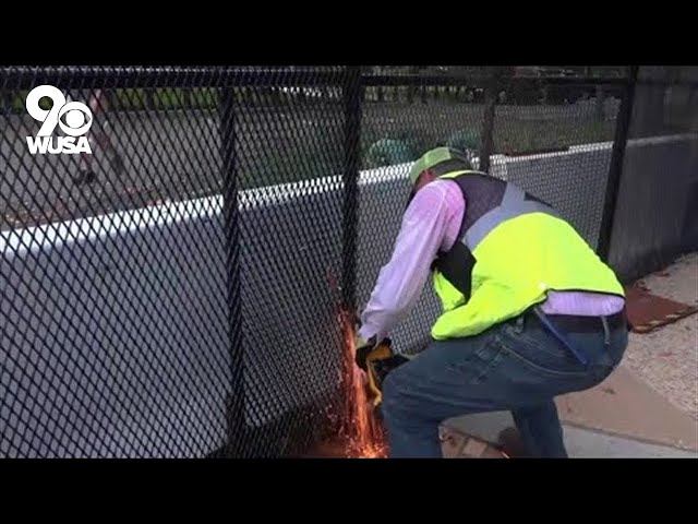 US Capitol fencing starts to come down months after Jan. 6 riot