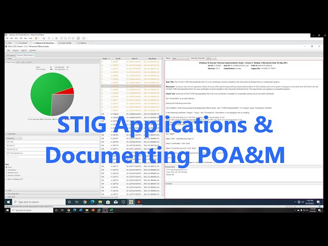 STIG Applications (Chrome & Edge) & Documenting in POA&M