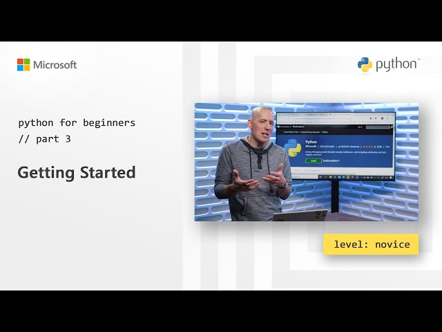 Getting Started | Python for Beginners [3 of 44]
