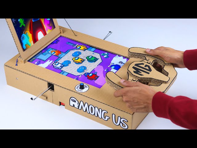 How To Make An Amazing Among Us Game From Cardboard | DIY Cardboard Games