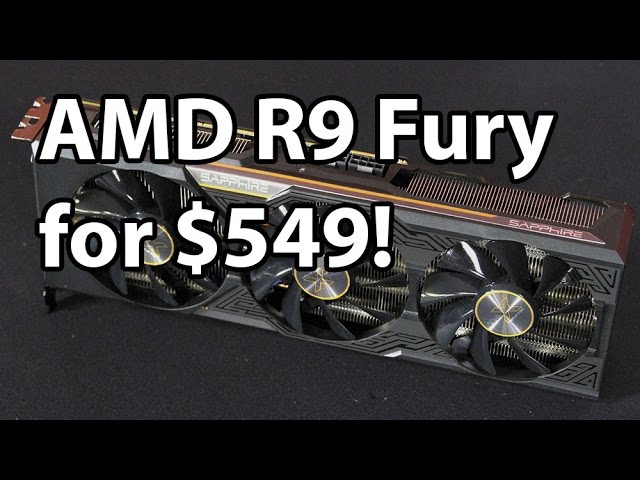 Sapphire Radeon R9 Fury 4GB Review with CrossFire Results