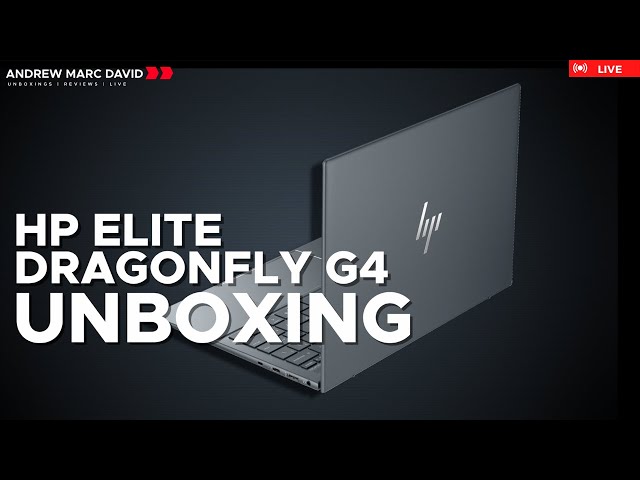 HP Dragonfly G4 (2023) - Live Unboxing