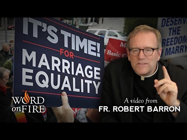 Bishop Barron on Gay Marriage & the Breakdown of Moral Argument