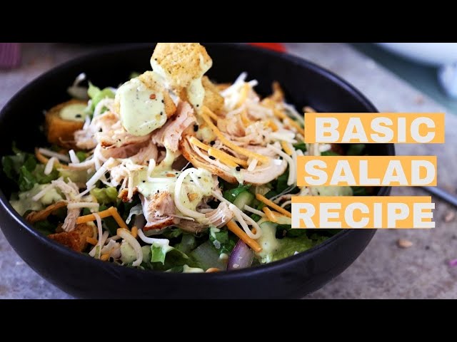 Salad for Beginners | Easy, healthy, tasty!