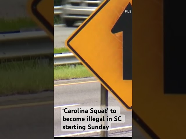 ‘Carolina Squat’ becomes illegal in South Carolina on Sunday.