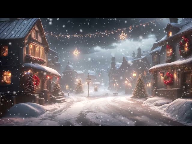 Christmas night  winter ambience snow I Relaxation