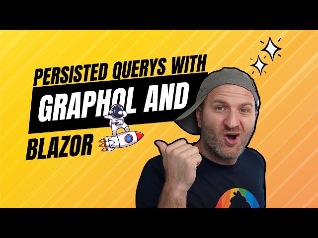 How can we use persisted queries with GraphQL in Blazor?