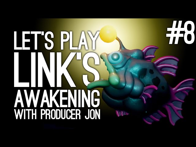 Link's Awakening Switch Gameplay: Link's Awakening with Producer Jon Pt 8 - BLOOP GLUB!