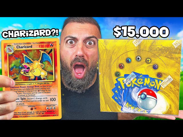 I Opened The First Pokemon Box Ever Made! ($15,000)