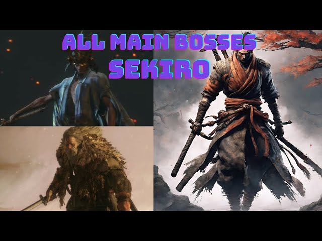 Mastering Sekiro - All main Bosses | Without Cutscenes