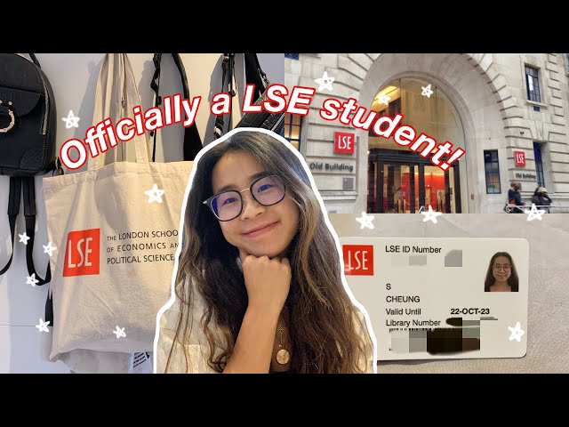 Register as a LSE student with me 💌 | First time stepping into campus Vlog