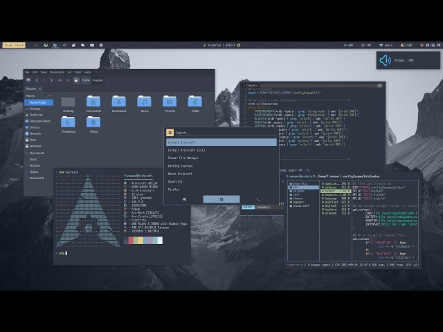 Bspwm | Archcraft | Alternate Window Manager