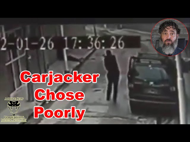 Carjacker Briefly Regrets Picking The Wrong Guy To Try