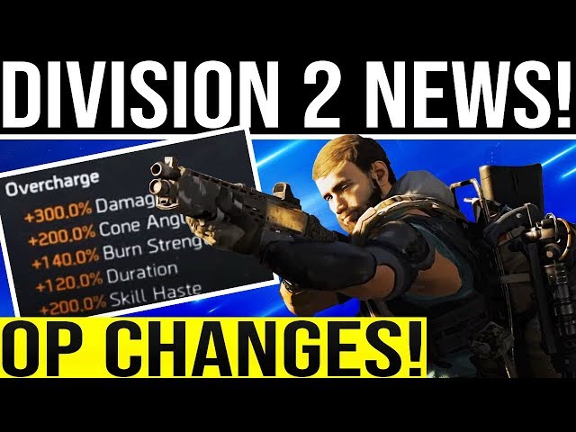 The Division 2. HUGE DLC CHANGES!! Making OP Builds, Insane Skill Bonuses, HUGE Recalibration Revamp