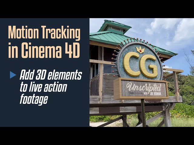 Motion Tracking in Cinema 4D - Tutorial by Joe Herman