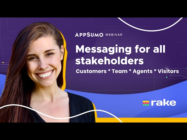 Connect and collaborate across channels on the messaging platform for all stakeholders with Rake