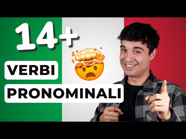 Learn these VERBS in Italian with NE, CI and other pronouns (verbi pronominali in Italiano)
