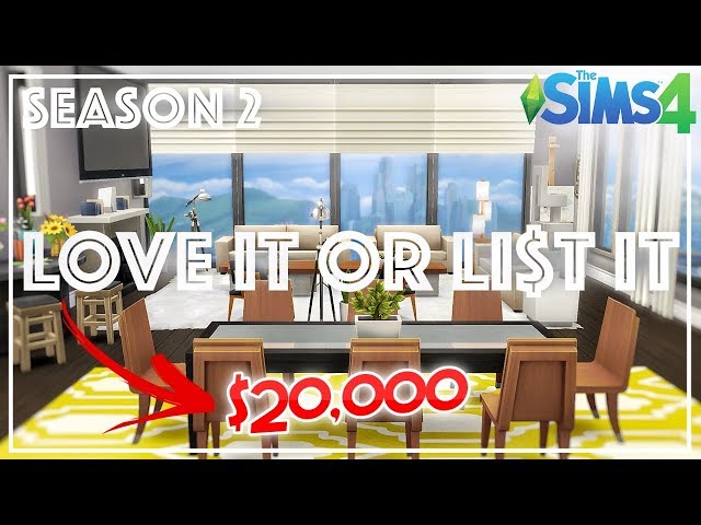 ONLY $20,000 TO RENOVATE 122 HAKIM HOUSE ~ Love It or List It (Sims 4 Speed Build)