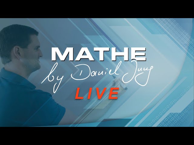 Mathe Abitur 2024 - Mathe by Daniel Jung LIVE - Analysis, Analytische Geometrie, Stochastik