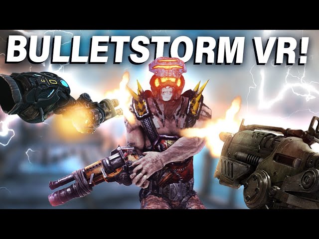 Bulletstorm VR is MINDLESS Fun // Bulletstorm VR PCVR Gameplay