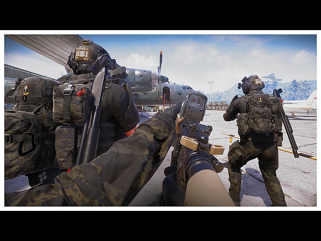REAL Marines DESTROY AIRPORT drugs operation | Tactical SWAT FPS READY OR NOT #marines