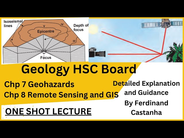 Geology HSC Board || Chapters 7,8 || ONE SHOT LECTURE || Explanation and Exercise || 2022 questions
