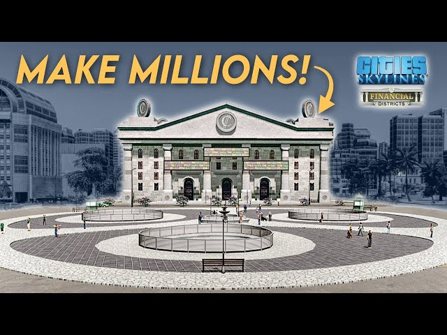 Exploring, Reviewing, and "BEATING" the Cities Skylines Financial Districts Mini-DLC!