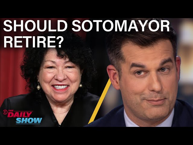 Dems Urge Sotomayor to Retire Pre-Election & Biden Limits Harmful Water Chemicals | The Daily Show