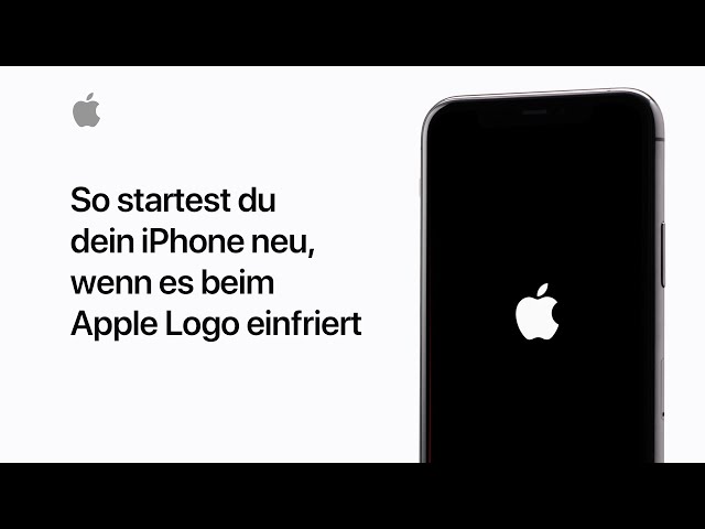 So startest du dein iPhone neu, wenn es beim Apple Logo einfriert | Apple Support