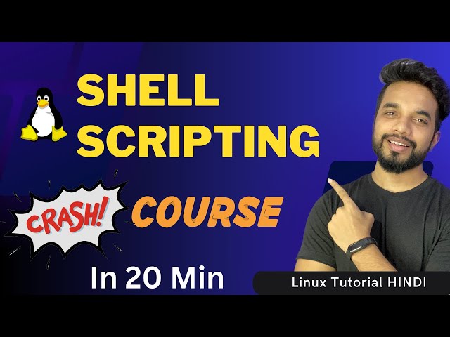 Shell Scripting in 20 Minutes - Crash Course | In One Video for Beginners | MPrashant