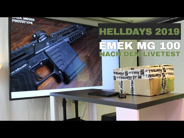 The brandnew Planet Eclipse Emek MG 100 , field review and test