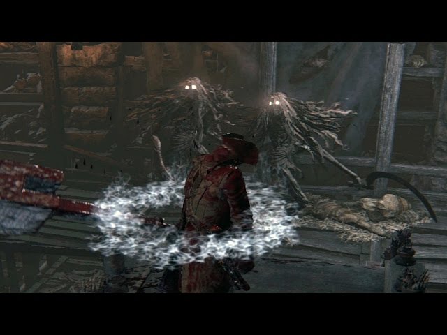 Bloodborne: The Witch of Hemwick Boss Fight (1080p)