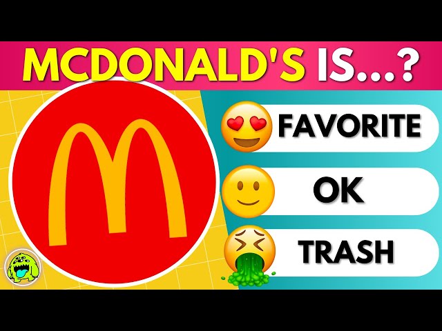 Tier List Fast Food Restaurants from FAVORITE To TRASH 😍🤮