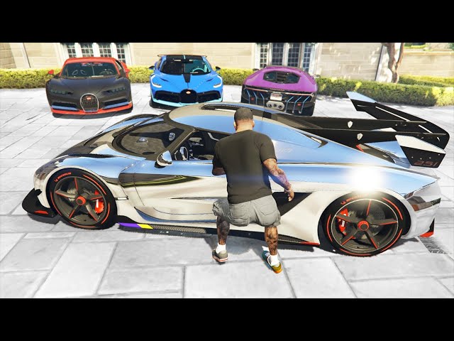 GTA 5 Stealing Super Cars with Franklin #20 (GTA V Expensive Cars)