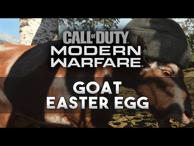 Call of Duty Modern Warfare - Goat Easter Egg (Hill Easter Egg)
