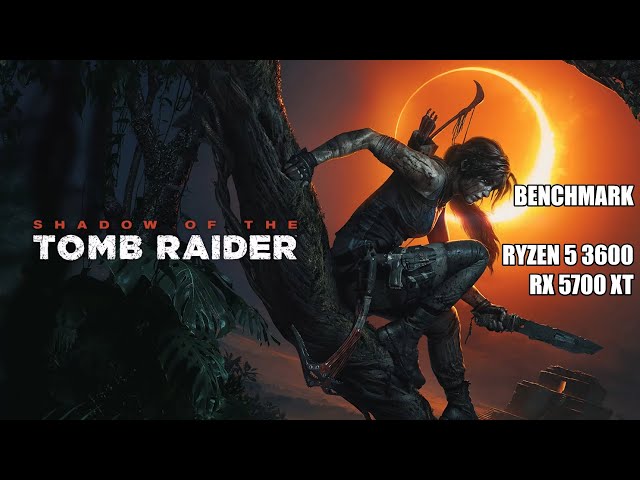 Shadow of the Tomb Raider Ultra Widescreen Benchmark in 3440x1440 with Ryzen 5 3600 and RX 5700 XT